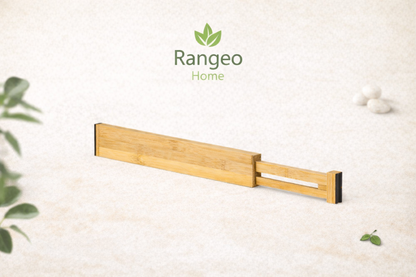 RangéO™ – Séparateurs de tiroirs ajustables effet bambou